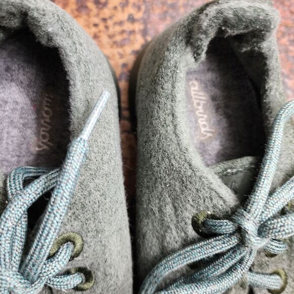 allbirds Women's Wool Runners - Tuke Matcha (Dark Green) 396 - Picture 9 of 14